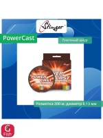 Плетеный шнур PowerCast 200 м, Multicolor, 0,10 мм
