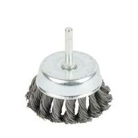 Щетка чашечная 75 мм для дрели, проволока сталь крученая Yoko