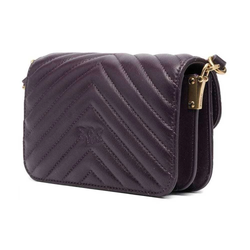 MINI LOVE BAG BELL CHEVRON - zucchella purple