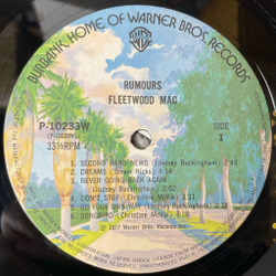 Винтажная виниловая пластинка LP Fleetwood Mac Rumours (Japan 1977) (No Obi) The Chain