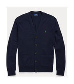 Кардиган из хлопка с V-образным вырезом Polo Ralph Lauren