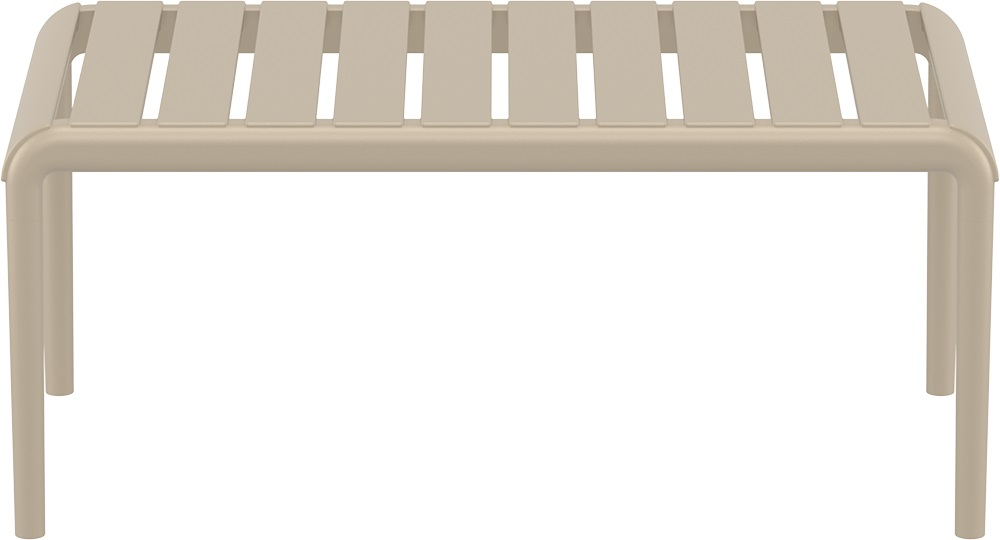 Столик пластиковый журнальный Siesta Contract Paris Lounge Table, бежевый