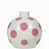 Ваза Willa L высота 27 см, белый, розовый