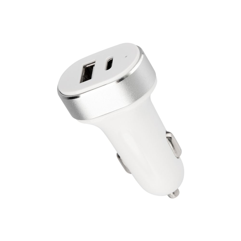 Автозарядка в прикуриватель REXANT АЗУ USB-A+USB-C, 3.1 A белая
