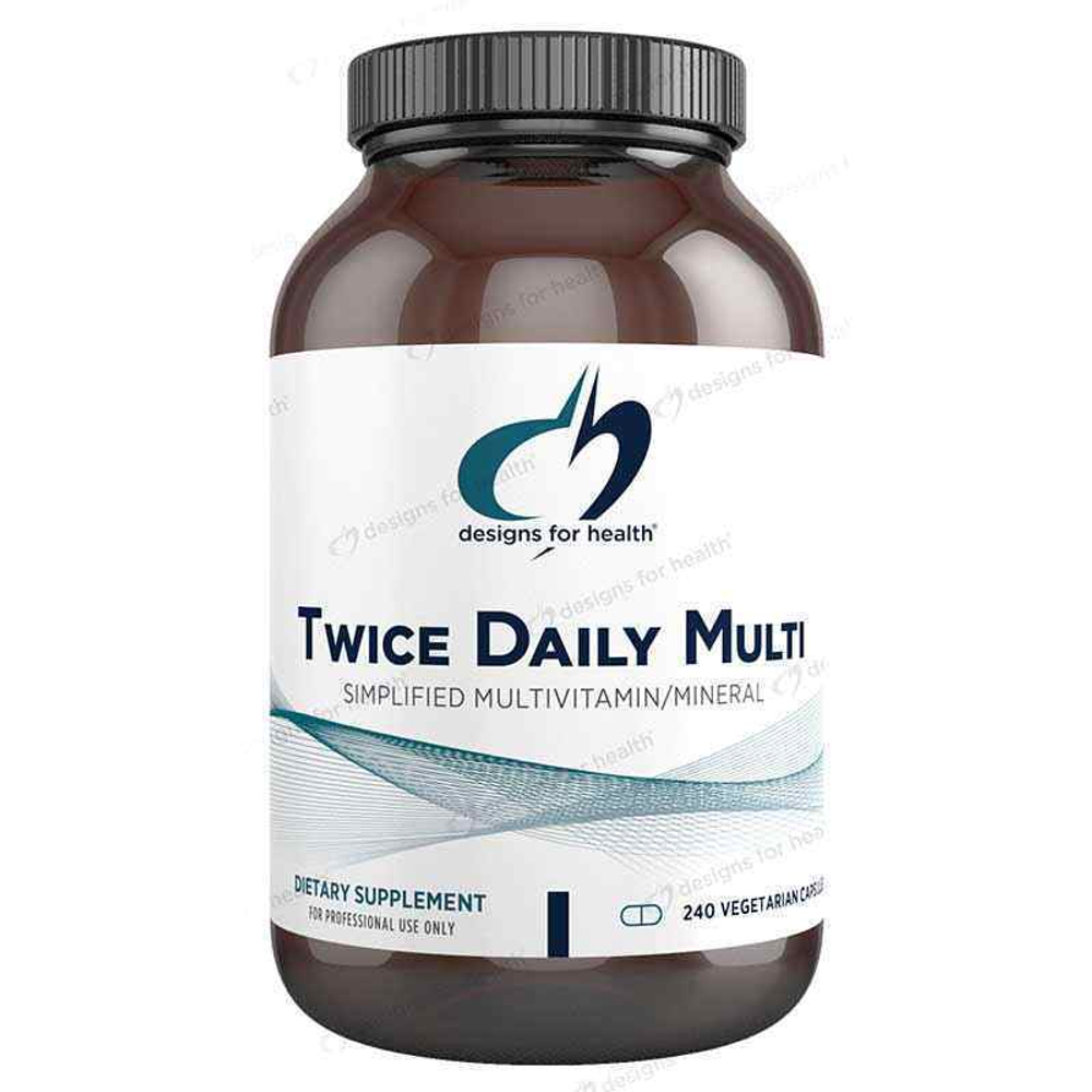 Designs For Health - Twice Daily Multi - 60 capsules