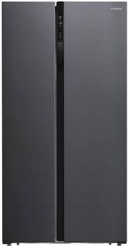 Холодильник Hyundai CS5003F черное стекло