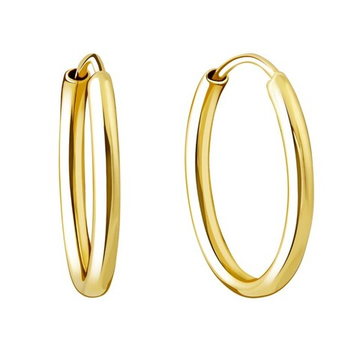 Серьги-Конго Золото