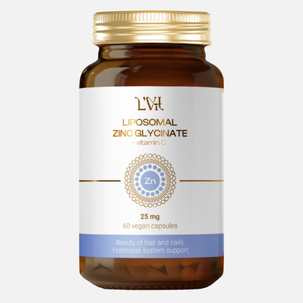 LIPOSOMAL VITAMINS Zinc + Vitamin C Липосомальный Цинк + Витамин С, 60 капсул