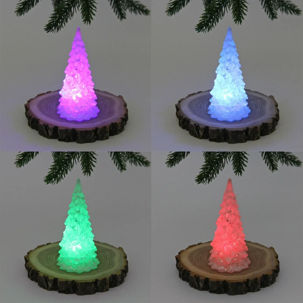 Сувенир с подсветкой «Волшебная красавица» 12 см, Белый (работает от батареек LR44*3)