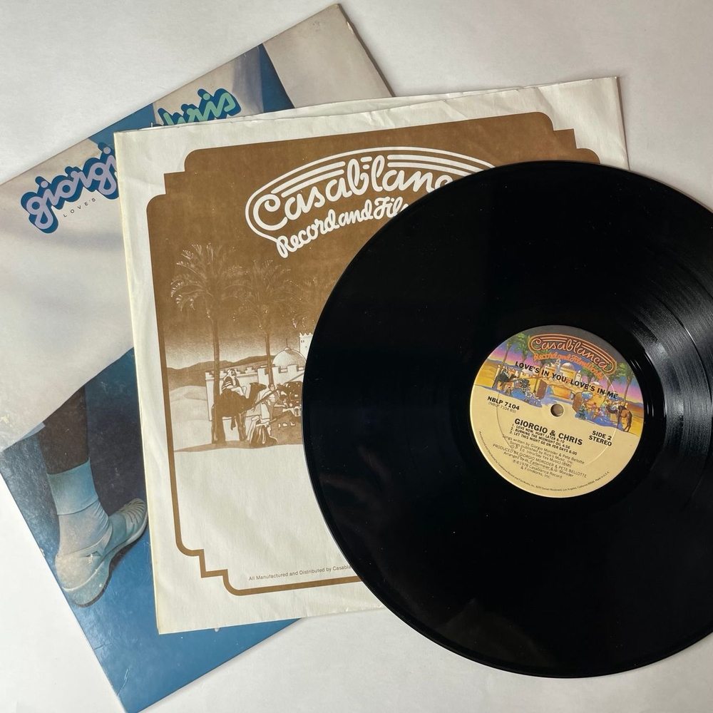 Винтажная виниловая пластинка LP Giorgio Moroder And Chris Bennett, Love's In You, Love's In Me (США 1978)