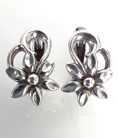 Серьги серебряные Эстерелла, проба 925, родированные/Ф