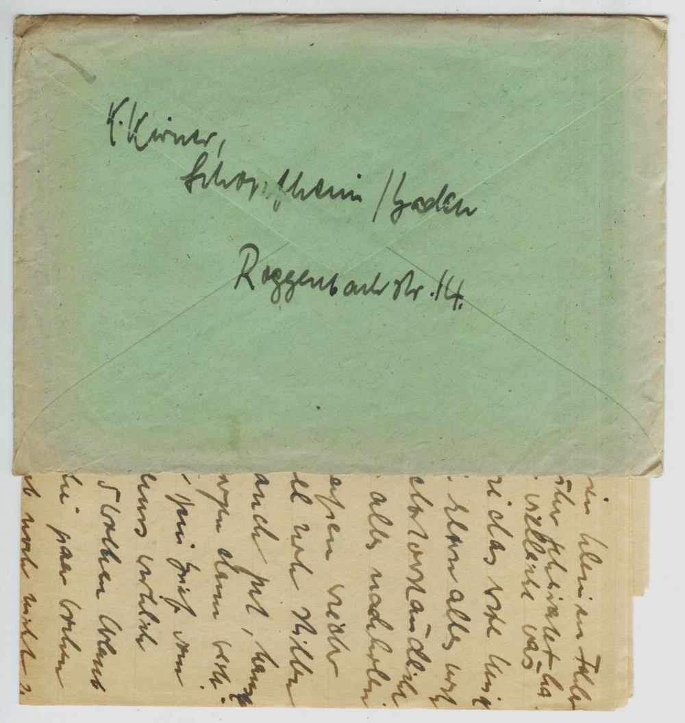 Письмо в конверте - Германия, Полевая почта, 1942 г.