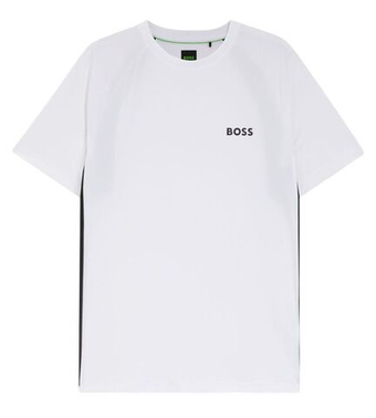 Мужская теннисная футболка BOSS TOC Spin - white