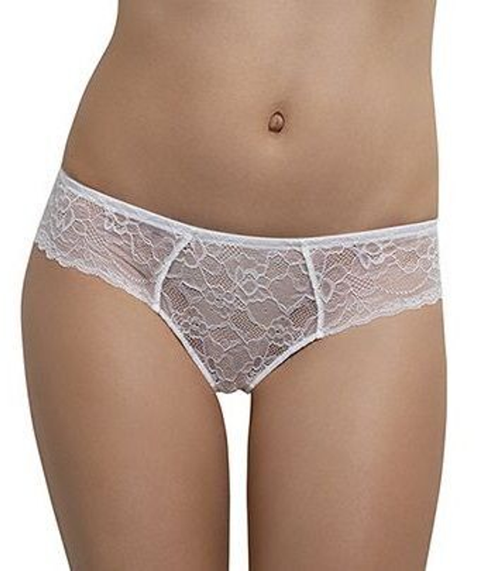 Изящные кружевные трусики-слипы Melany (Размер: 4 размер) (Цвет: черный)