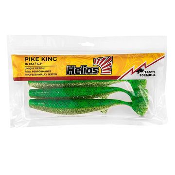 Виброхвост Pike King 6.3'/16 см Green Peas 3шт (HS-37-051) Helios