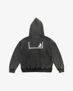 Худи CU8E Garment Dyed Concept logo Серый