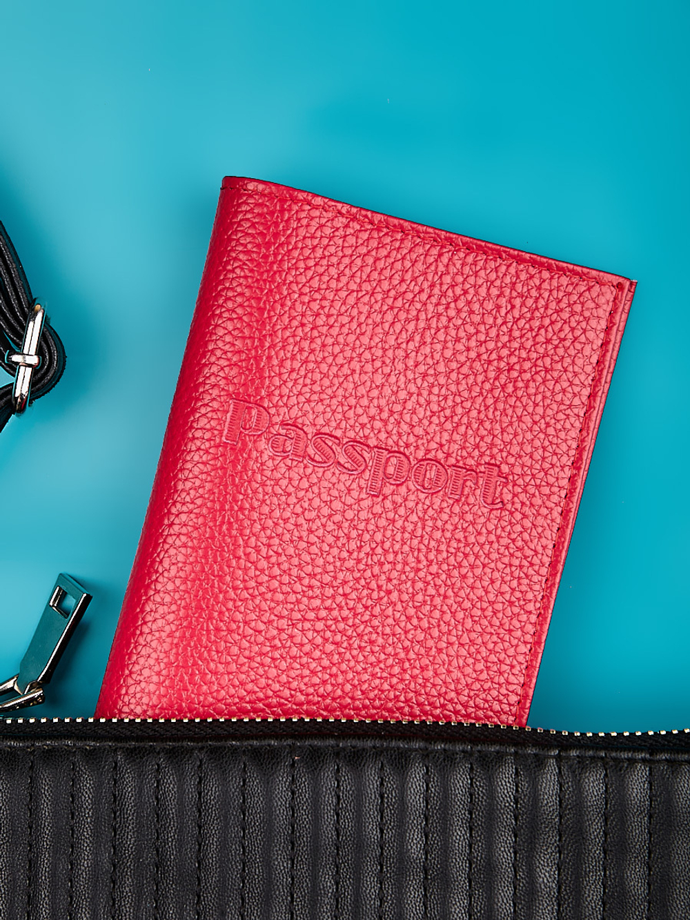 Обложка на паспорт кожаная