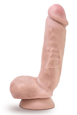 Телесный фаллоимитатор 8.5 Inch Cock With Balls - 21,5 см. (Цвет: телесный)