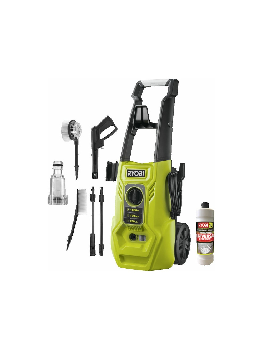 Мойка высокого давления Ryobi RY130PWA-P 5133005600