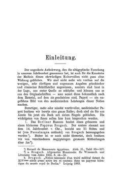 Papyros Ebers. Das älteste buch über heilkunde | H. Joachim