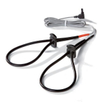 Лассо на пенис и мошонку с электростимуляцией Rodeo Robin черные (Цвет: черный)