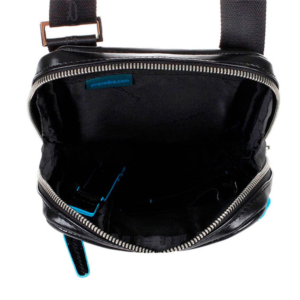 Сумка мужская Piquadro Blue Square черная телячья кожа (CA3084B2/N) 4