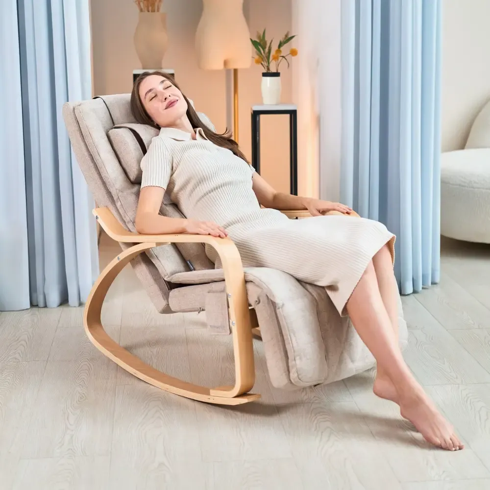 Массажное кресло-качалка Yamaguchi Liberty beige, бежевый