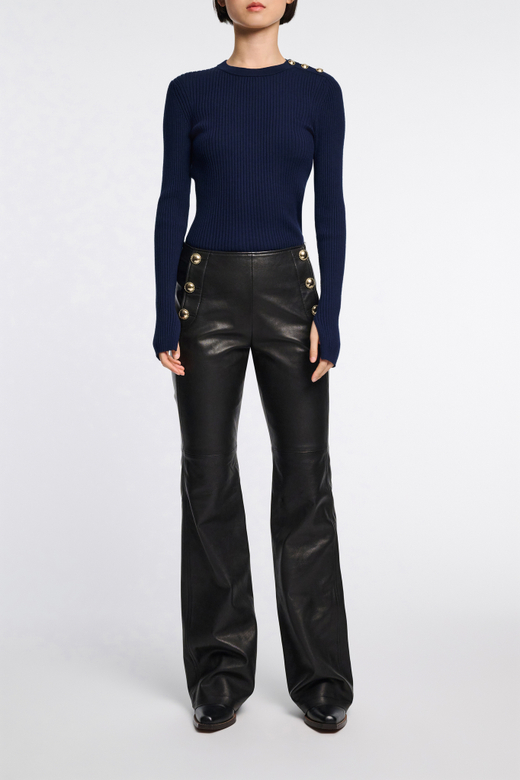 Джемпер из шерсти и шелка