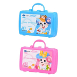 Фломастеры Basir, серия "Мышки", разноцветные, в пластиковом чемоданчике, с рисунком на корпусе, набор 18 цветов