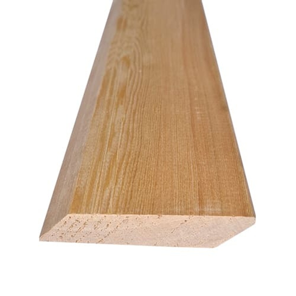 Скошенный планкен из лиственницы 20x90x2000 мм сорт С