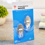 Крючок самоклеящийся 2шт металлический