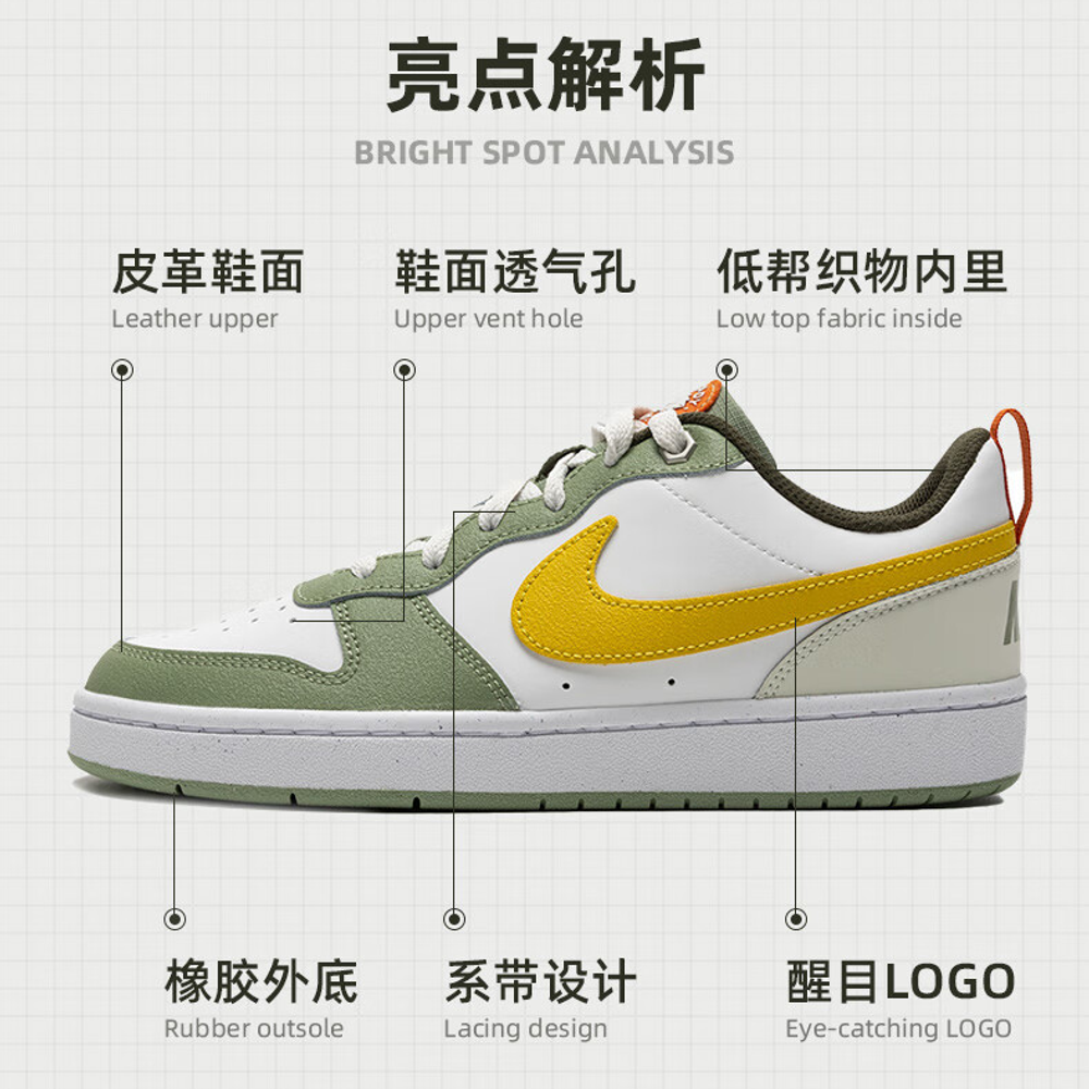 Женские кроссовки Nike Court Borough Low 2 SE 'Ready, Play!' FV3648-171