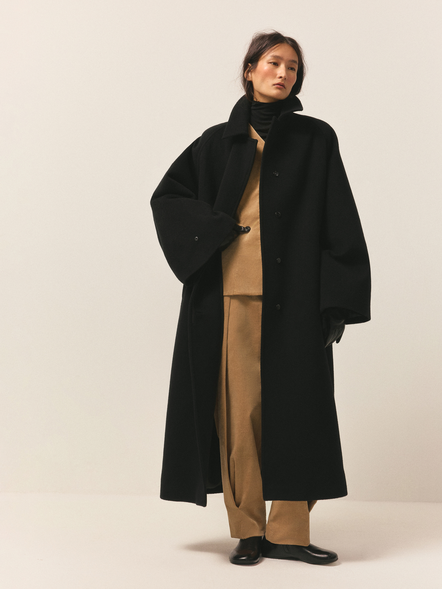 Пальто из 100% шерсти