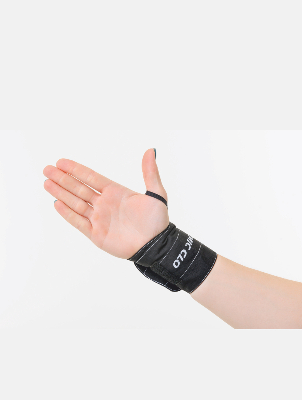 Бинты неэластичные TOTEMIC CLO для фиксации запястья, отделка белая