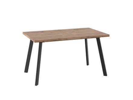 Стол МАМАДОМА Борг-140 Дуб Веллингтон/черный