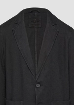 Структурированный хлопковый пиджак в непринужденной посадке