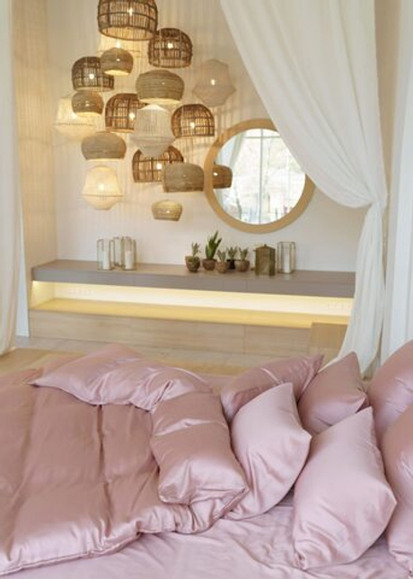 Наволочки 2шт 50x90 German Grass Rose Brilliant розовые