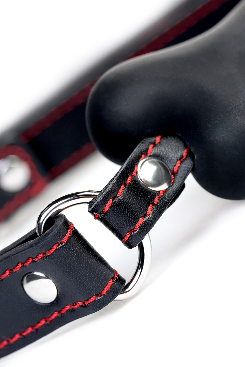 Кляп-трензельTOYFA Theatre в виде косточки чёрный