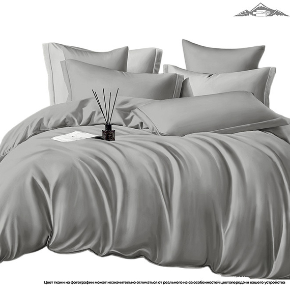 Сатин гладь. 40S "Светлый графит" | ш.220 см | 120 г/м² | хлопок-100%