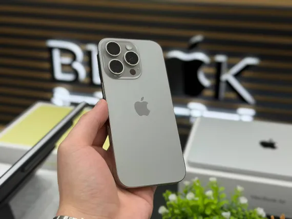 Б/У Телефон Apple IPhone 16 Pro 128Gb Natural Titanium 92% (M4V9QC900N)