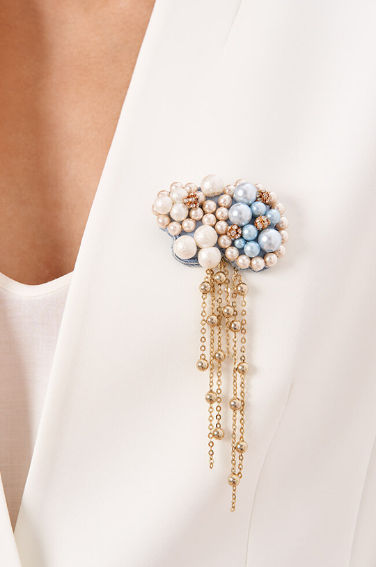 8414 Брошь (голубой)