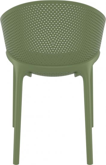 Кресло пластиковое Sky Pro зеленое