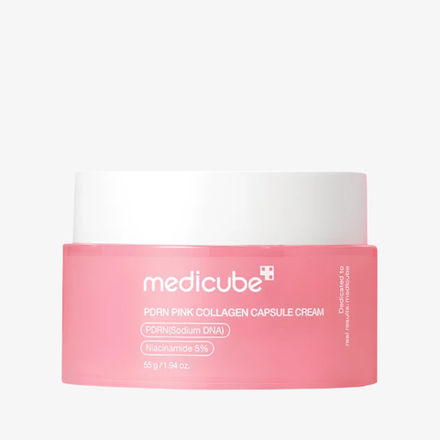 MEDICUBE Укрепляющий капсульный крем с ПДРН и пептидами PDRN Pink Collagen Capsule Cream (55 мл)