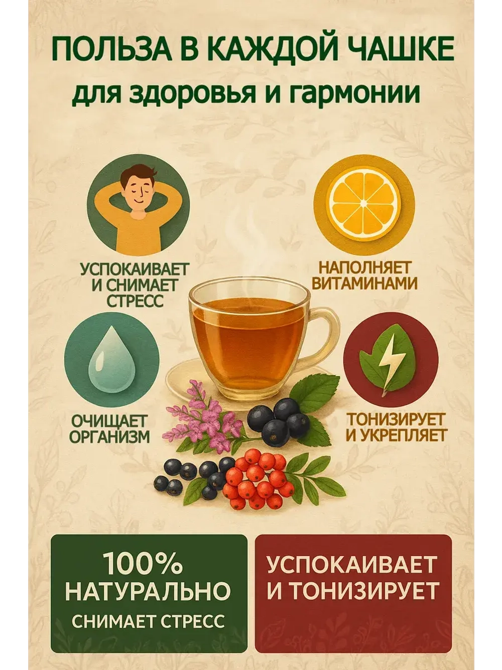 Чай подарочный зеленый "Иван Калита" 100 гр