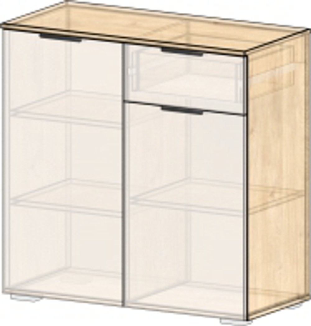 Модульная система "Мегаполис" графит софт