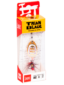 Блесна вращающаяся Lucky John TRIAN BLADE ROUND 06.0г 002