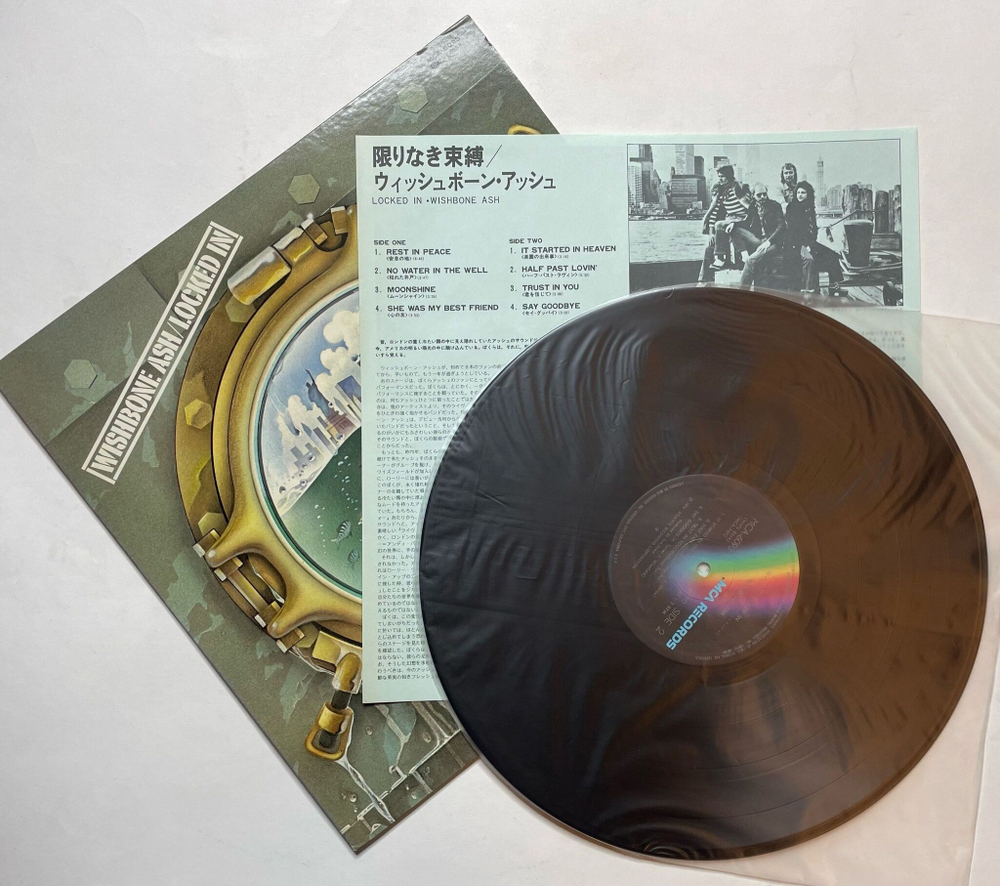Винтажная виниловая пластинка LP Wishbone Ash Locked In (Japan 1976) (No Obi)