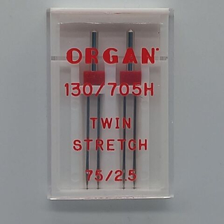 Иглы ORGAN Twin Stretch 75/2.5