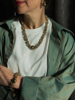 HMG 1131 Br olive Колье арт.2100