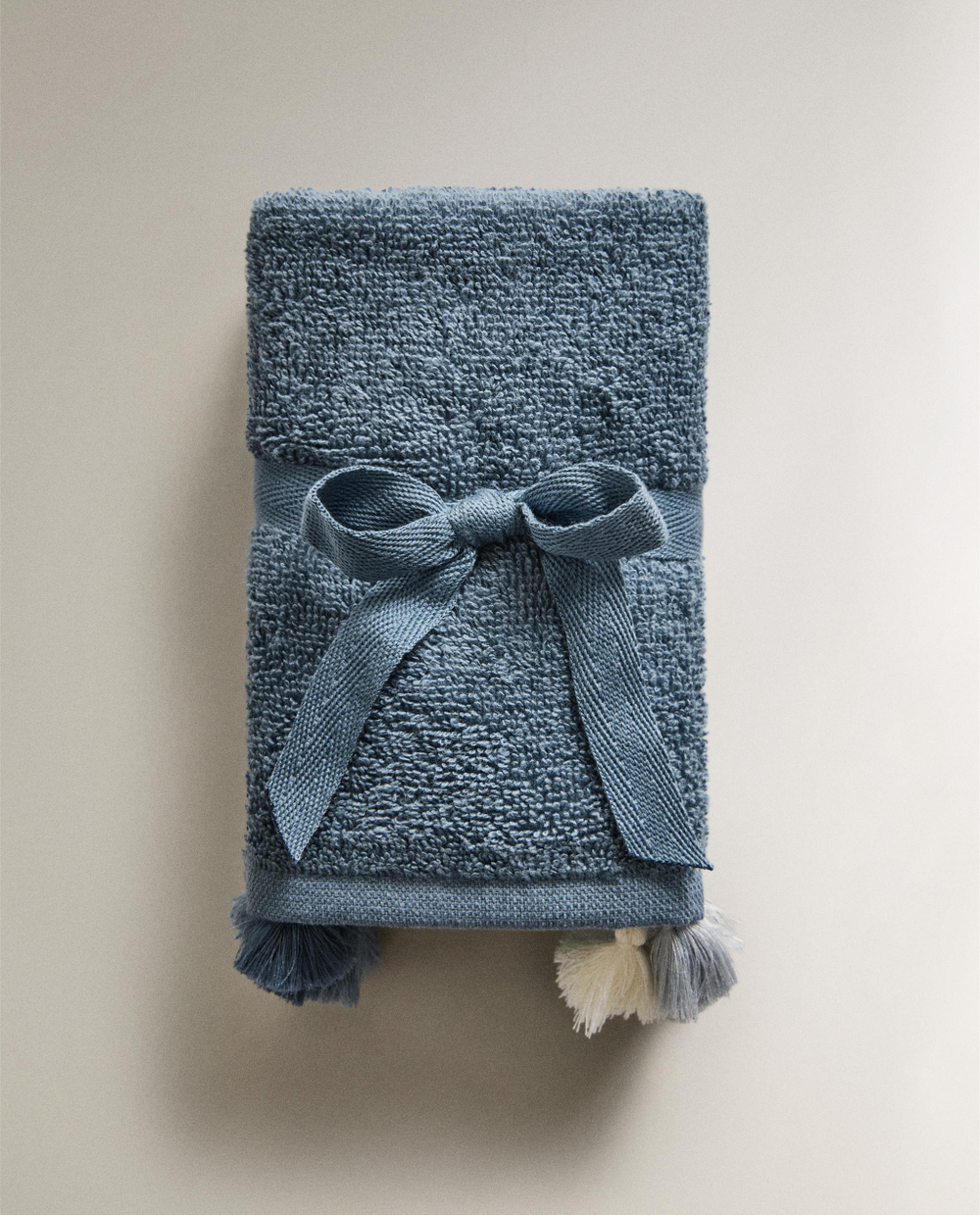 Zara Home Полотенце для лица и рук из хлопка, голубой, 30x30 см (3 шт.)